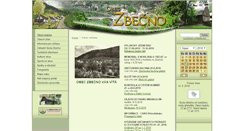 Desktop Screenshot of obec-zbecno.cz
