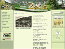 Tablet Screenshot of obec-zbecno.cz